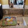 Caroline's Treasures PRS4024DDM Yellow Rooster Greeting the Day Dish Drying Mat Absorbent Dish Drying Mat Pad for Kitchen Counter Dish Drainer Mat for Countertop, 14 x 21", Multicolor view 2