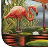 Caroline's Treasures PRS4054DDM Flamingos Dish Drying Mat Absorbent Dish Drying Mat Pad for Kitchen Counter Dish Drainer Mat for Countertop, 14 x 21", Multicolor view 4