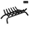 24" Iron Fireplace Log Grate Firewood Burning Rack view 4