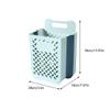 1pc Foldable Storage Basket Wall-mounted Laundry Organizer for Bathroom Design Space-saving for Clothes and Sundries view 2