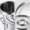 304 Stainless Steel Stock Pot, Commercial/Household Thickened Large Soup Pot With Lid, Cooking Pot For Gas Stove/induction Cooker (6-70L) (Size : 10L) view 3