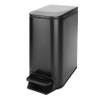 Cesun Small Bathroom Trash Can with Lid Soft Close, Step Pedal, 6 Liter / 1.6 Gallon Stainless Steel Garbage Can with Removable Inner Bucket, Anti-Fingerprint Finish (Matt Black) view 1