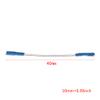 angwang 4PCS Universal Silver Leads Wires Header Wire Cable 40mm for 1.2-1.3mm Pins Turntable Phono Headshell Tonearm view 2