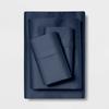 1000-Thread-Count 100% Pure Egyptian Cotton- Sateen Weave Premium Bed Sheets, 4 Piece Luxury Shet Set, Fits mattresses Upto 18 Deep Pocket (RV-King, Mediterranean Blue} view 1