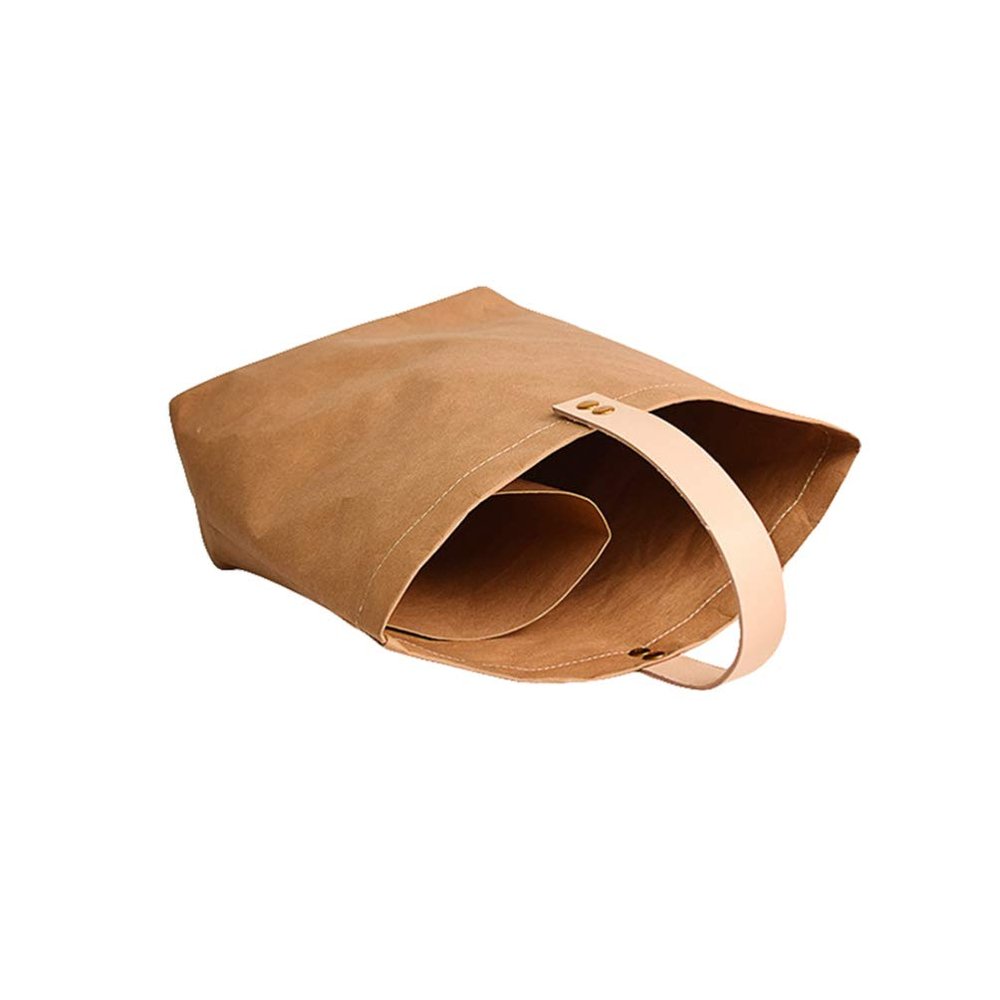Wine Bag Bags Party Favor New Year Wine s Baking Wrapping Insulated Shopping Whiskey Bottle Washed Kraft Paper Material Bottle Strap