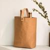 Wine Bag Bags Party Favor New Year Wine s Baking Wrapping Insulated Shopping Whiskey Bottle Washed Kraft Paper Material Bottle Strap view 2