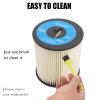 8106-01 Central Vac Filter Replacement Compatible with Dirt Devil CV2000 CV2200 CV2600, 7 inch Central Vacuum Cleaner Filter Compatible with Vacuflo FC300 FC520 FC530 FC550 FC610 view 2
