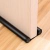 Foldable Under Door Draft Stopper Washable Leather Door Seal Strip Sound Proof and Dustproof Window Waterkering Strip DUO ER (Color : 2 pack) view 3