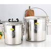 304 Stainless Steel Stock Pot, Catering/household Thickened Portable Soup Pot, (25 / 30cm), for Gas Stove/induction Cooker (Size : 30cm) view 4
