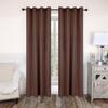 BLUENILEMILLS BNM Room Darkening Blackout Curtain Panels with 8 Grommets, Perfect Drapes for Kitchen, Bedroom, or Living Room Windows, Modern Solid Blackout Curtains, Set of 2, 52" x 84", Cappuccino view 1
