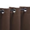 BLUENILEMILLS BNM Room Darkening Blackout Curtain Panels with 8 Grommets, Perfect Drapes for Kitchen, Bedroom, or Living Room Windows, Modern Solid Blackout Curtains, Set of 2, 52" x 84", Cappuccino view 2