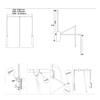 ZXFF Drop-Down Wardrobe Hanging Rail, Adjustable Hanger Soft Reset, Pantograph with Oil Lift, Adjustable 450-1150mm, Load 30KG (Size : 600-830mm) view 2