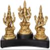 Exotic India Lakshmi Ganesha Saraswati, Multicolor view 1