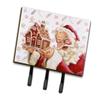 Caroline's Treasures PJH3006TH68 Santa Claus A Home for the Holidays Leash or Key Holder, Wall Hooks, Key Hooks Holder, Coat Rack Wall Mount, Coat Hooks, Hooks for Hanging Keys, Towels, Aprons, Leashe view 1