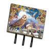 Caroline's Treasures PRS4032TH68 Short-Eared Owl In The Churchyard Leash or Key Holder , Wall Hooks, Key Hooks Holder, Coat Rack Wall Mount, Coat Hooks, Hooks for Hanging Keys, Towels, Aprons, Leashes view 1