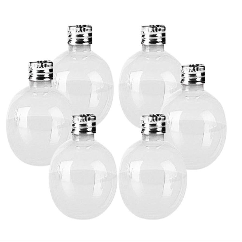 12 PACK FLASK CHRISTMAS CLEAR FILLABLE CHRISTMAS TREE ORNAMENT