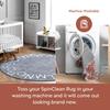 nuLOOM Kids Washable Round Alphabet Rug, 6' Round, Blue view 3