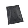 QQ Studio Matte Black SlickSeal Open Top Pouches for Beauty Samples and Products (200, 8x12cm (3x4.7")) view 4