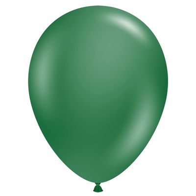 TUFTEX 15054 Latex Party Balloons, 5", Forest Green, Pack of 50