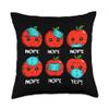 100 Days Of School Apple Face Mask Teacher Quarantine Gifts Throw Pillow view 1