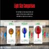 National Artcraft Medium Twist-Style Ceramic Tree Light Ornaments- (144/Pk) (Red) view 3