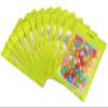 Bezall 100Pcs Resealable Mylar Food Storage Bags with Clear Window Coffee Beans Packaging Pouch for Food Self Sealing Storage Supplies (Lime Green, 4.1 x 5.9 Inch) view 1