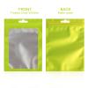 Bezall 100Pcs Resealable Mylar Food Storage Bags with Clear Window Coffee Beans Packaging Pouch for Food Self Sealing Storage Supplies (Lime Green, 4.1 x 5.9 Inch) view 4