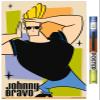 Trends International Johnny Bravo - Pose Wall Poster, 34L x 22.4W, Premium Poster & Clip Bundle view 1