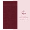 American Soft Linen Luxury 4 Piece Bath Towel Set, 600 GSM 100% Cotton Turkish Bath Towels for Bathroom 27x54 in Extra Large Bathroom Shower Towels, Bordeaux Red view 4