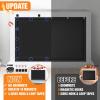 CADARA Fireplace Blocker Blanket Stops Heat Loss, Magnetic Fireplace Draft Stopper, Indoor Fire Place Draft Cover with Hook and Loop Tapes, Cold Air Blocker Save Energy, Black 39" W x 32" H view 4
