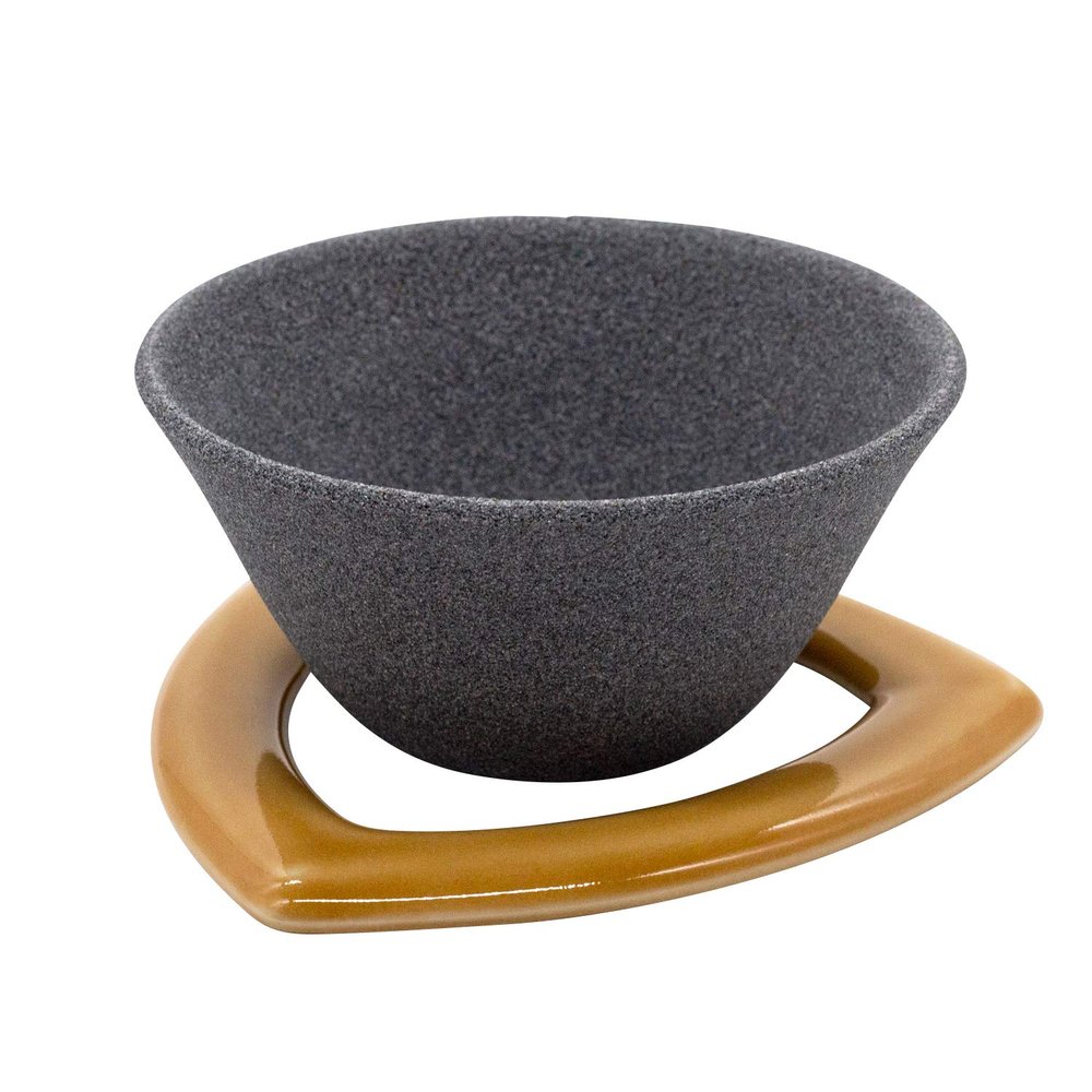 COFIL Standard 1390400203 Ceramic Coffee Filter Dripper with Dedicated Base, Brown