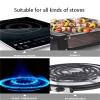 304 Stainless Steel Stock Pot, Commercial/Household Thickened Soup Pot, Cooking Pot with Lid, (9/12/15L), for Gas Stove/induction Cooker (Size : 9L) view 4