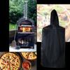 FLR 65 Inch Outdoor Pizza Oven Cover,BBQ Grill Cover, Outdoor Indoor Pizza Oven Rain Cover, Heavy Duty Dust-Proof Weather Resistant Polyester Fabric Protective Cover-Black (65x25.5x18in) view 3