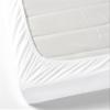 1000-Thread-Count 100% Pure Cotton Bed Sheets -4 Pc California King Size White Sheet Set, Single Ply Long Staple Combed Cotton Yarns, Best Luxury Sateen Weave, Fits Mattress Upto 17'' Deep Pocket view 3