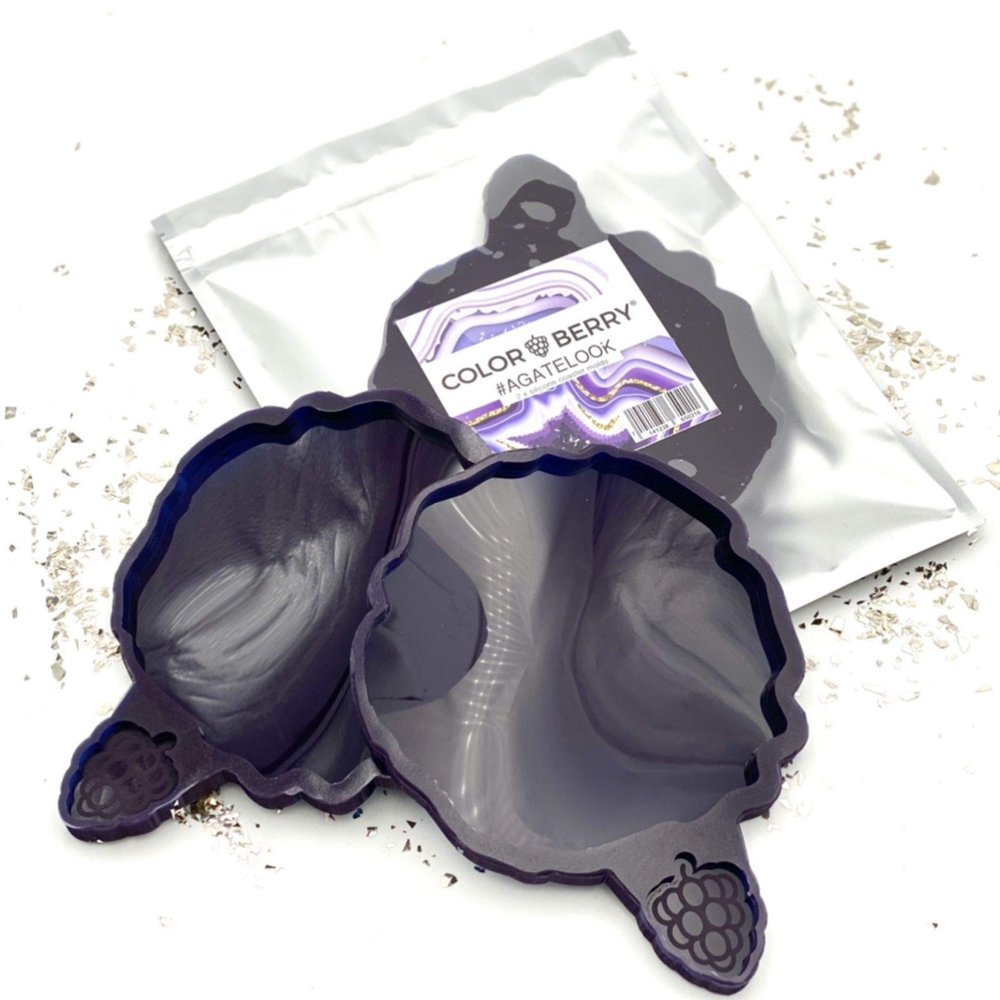 Colorberry Silicone Mold - Geode, Pkg of 2