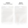 Bezall 100Pcs White Mylar Bags, Resealable Smell Proof Bags with Clear Window Foil Food Storage Pouch for Candy Jewelry Lip Gloss Packaging (6.3x9.4 Inch) view 4
