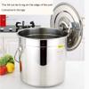 304 Stainless Steel Stock Pot, Catering/household Thickened Portable Soup Pot, Used for Gas Stove/Induction Cooker (25/30cm) (Size : 30cm) view 4