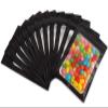Bezall 100Pcs Black Mylar Bags, Resealable Smell Proof Bags with Clear Window Foil Food Storage Pouch for Candy, Jewelry, Sample Packaging 6.3x9.4 Inch view 1