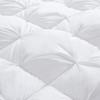 1 Pcs Pinch Pleated Comforter 500 GSM with Corner Tabs 100% Egyptian Cotton Premium Quality Baffle Pintuck Comforter Set All Season Goose Down Baby Pink-King/Cal King Comforter view 3