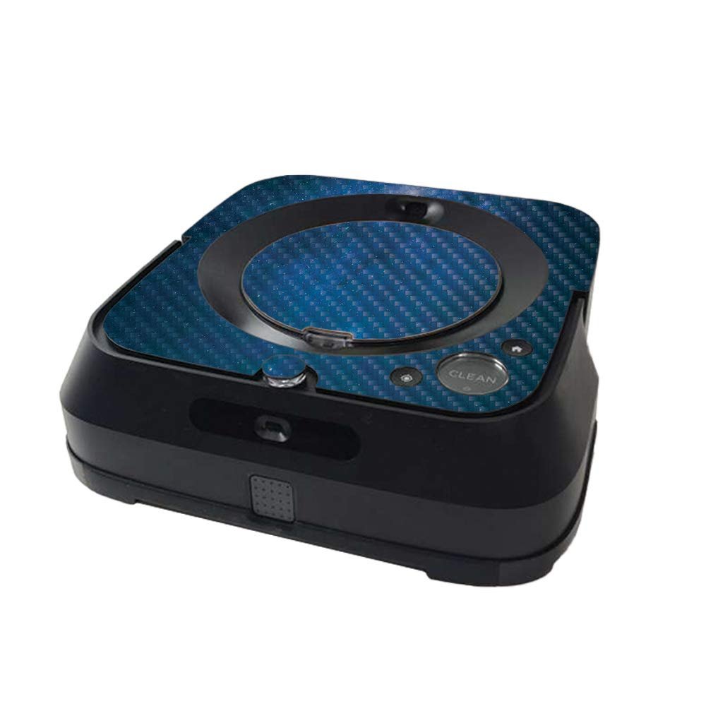 MightySkins Carbon Fiber Skin Compatible with iRobot Braava Jet m6 Minimal Coverage - Night Sky | Protective Textured Carbon Fiber Finish | Easy to Apply and Change Styles | Made in The USA