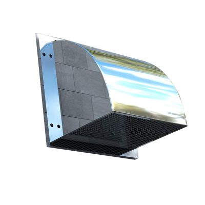 DZDZXQG Stainless Steel Ventilation Grill Square Vent Cowl Screen Hood Indoor & Outdoor Vent Louvers Grill,14inches