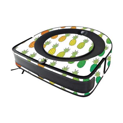 MightySkins Skin Compatible with iRobot Roomba s9 Vacuum - Rainbow Pineapples |, and Unique Vinyl Decal wrap Cover | Easy to Apply and Change Styles | Made in The USA