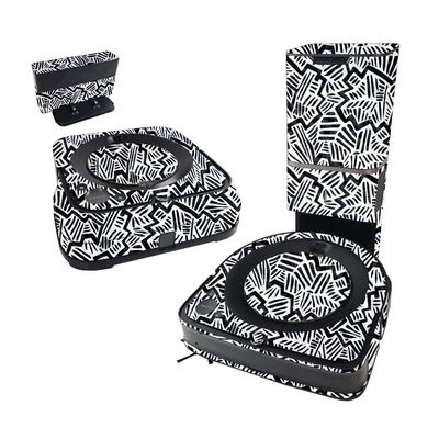 MightySkins Carbon Fiber Skin Compatible with iRobot Roomba s9+ Vacuum & Braava Jet m6 Bundle - Abstract Black | Protective, Durable Textured Carbon Fiber Finish | Easy to Apply | Made in The USA