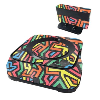 MightySkins Glossy Glitter Skin Compatible with iRobot Braava Jet m6 - Hyper | , Durable High-Gloss Glitter Finish | Easy to Apply and Change Styles | Made in The USA