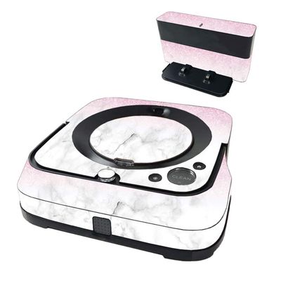 MightySkins Glossy Glitter Skin Compatible with iRobot Braava Jet m6 - Marble Glitz | High-Gloss Glitter Finish | Easy to Apply and Change Styles | Made in The USA