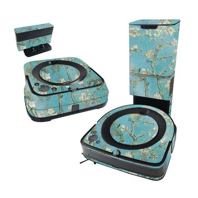 MightySkins Glossy Glitter Skin Compatible with iRobot Roomba s9+ Vacuum & Braava Jet m6 Bundle - Almond Blossom | High-Gloss Glitter Finish | Easy to Apply and Change Styles | Made in The USA