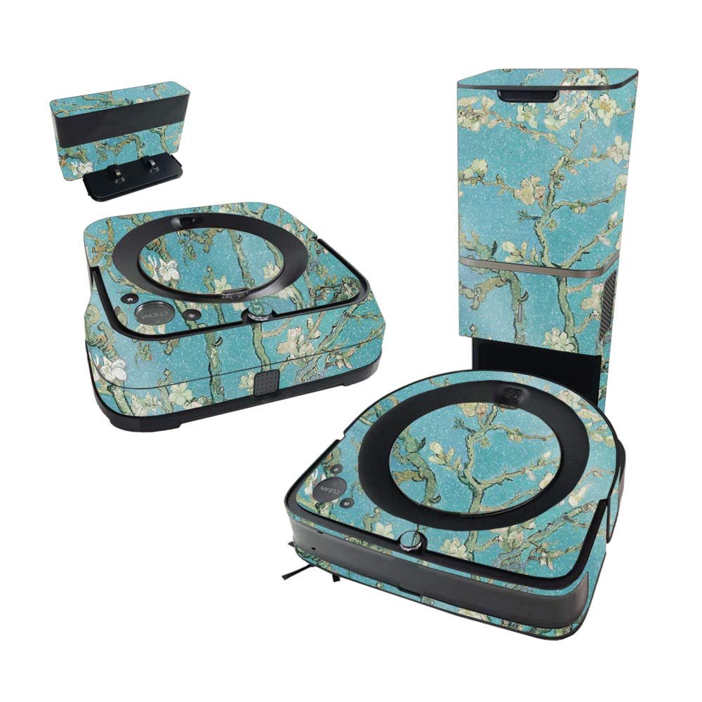MightySkins Glossy Glitter Skin Compatible with iRobot Roomba s9+ Vacuum & Braava Jet m6 Bundle - Almond Blossom | High-Gloss Glitter Finish | Easy to Apply and Change Styles | Made in The USA