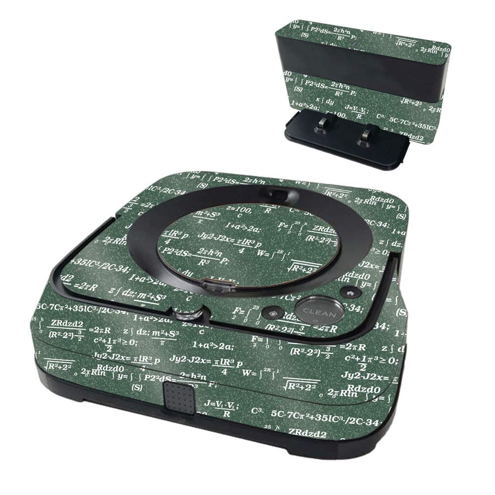MightySkins Glossy Glitter Skin Compatible with iRobot Braava Jet m6 - Equation Board | High-Gloss Glitter Finish | Easy to Apply and Change Styles | Made in The USA