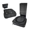 MightySkins Carbon Fiber Skin Compatible With iRobot Roomba s9+ Vacuum & Braava Jet m6 Bundle - Black Wood | Protective Textured Carbon Fiber Finish | Easy To Apply and Change Styles | Made in the USA view 1