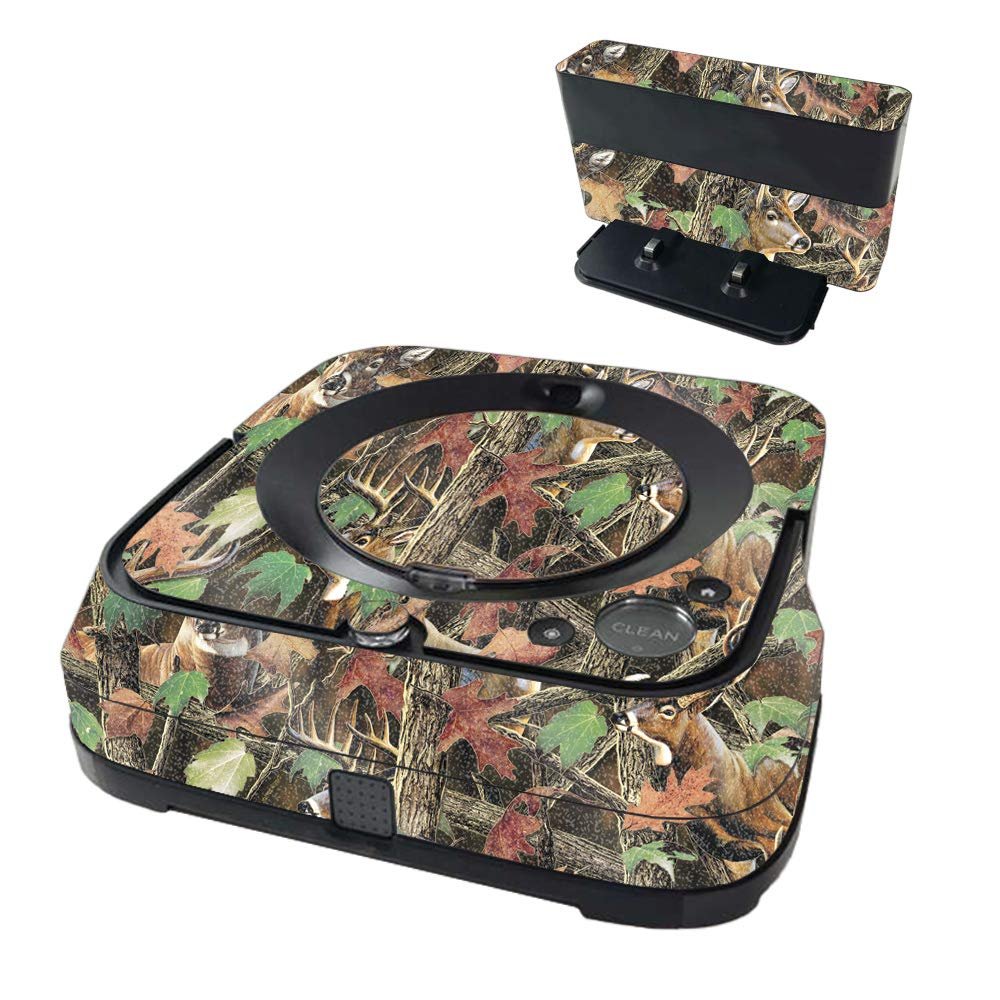MightySkins Glossy Glitter Skin Compatible with iRobot Braava Jet m6 - Buck Camo | Protective High-Gloss Glitter Finish | Easy to Apply and Change Styles | Made in The USA